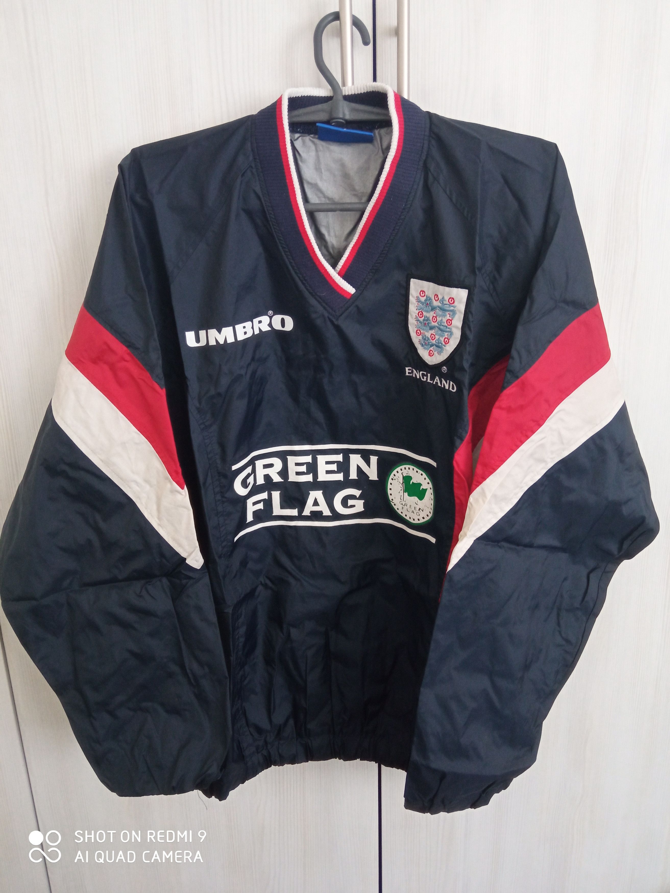 Vintage England Football 90s Umbro Track Jacket Green Flag | Grailed