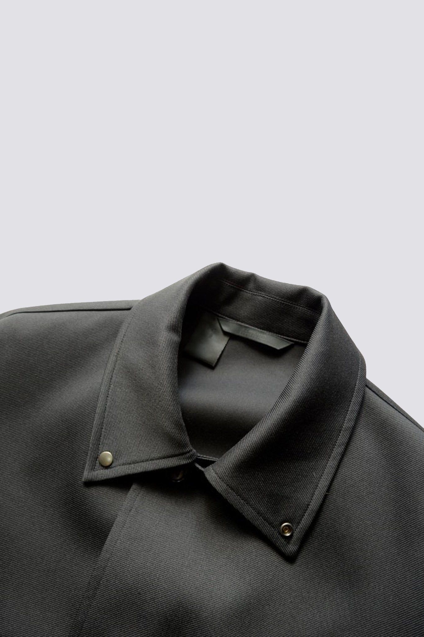 N. Hoolywood BLACK BALMACAAN HALF COAT | Grailed