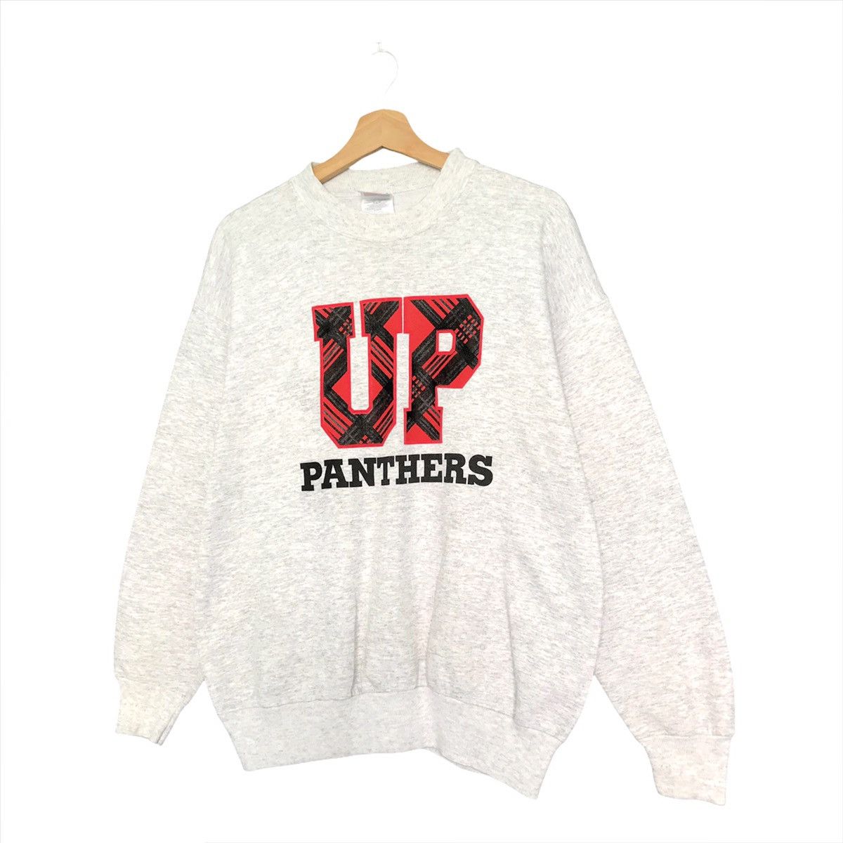 Rare Panther Vintage 90’s Up Panthers Crewneck Sweatshirt Size L Size US L / EU 52-54 / 3 - 3 Thumbnail