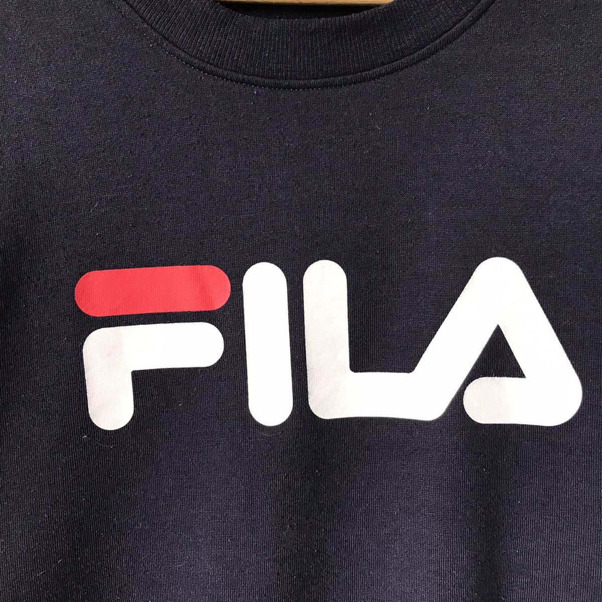 Fila × Vintage Fila Big Logo Pullover Crewneck Sweatshirt Size L Size US L / EU 52-54 / 3 - 5 Thumbnail
