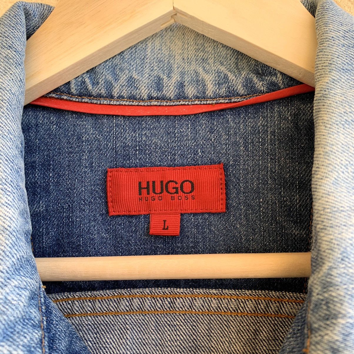 Hugo Boss HUGO BOSS Blue Denim Jacket Size US M / EU 48-50 / 2 - 15 Thumbnail