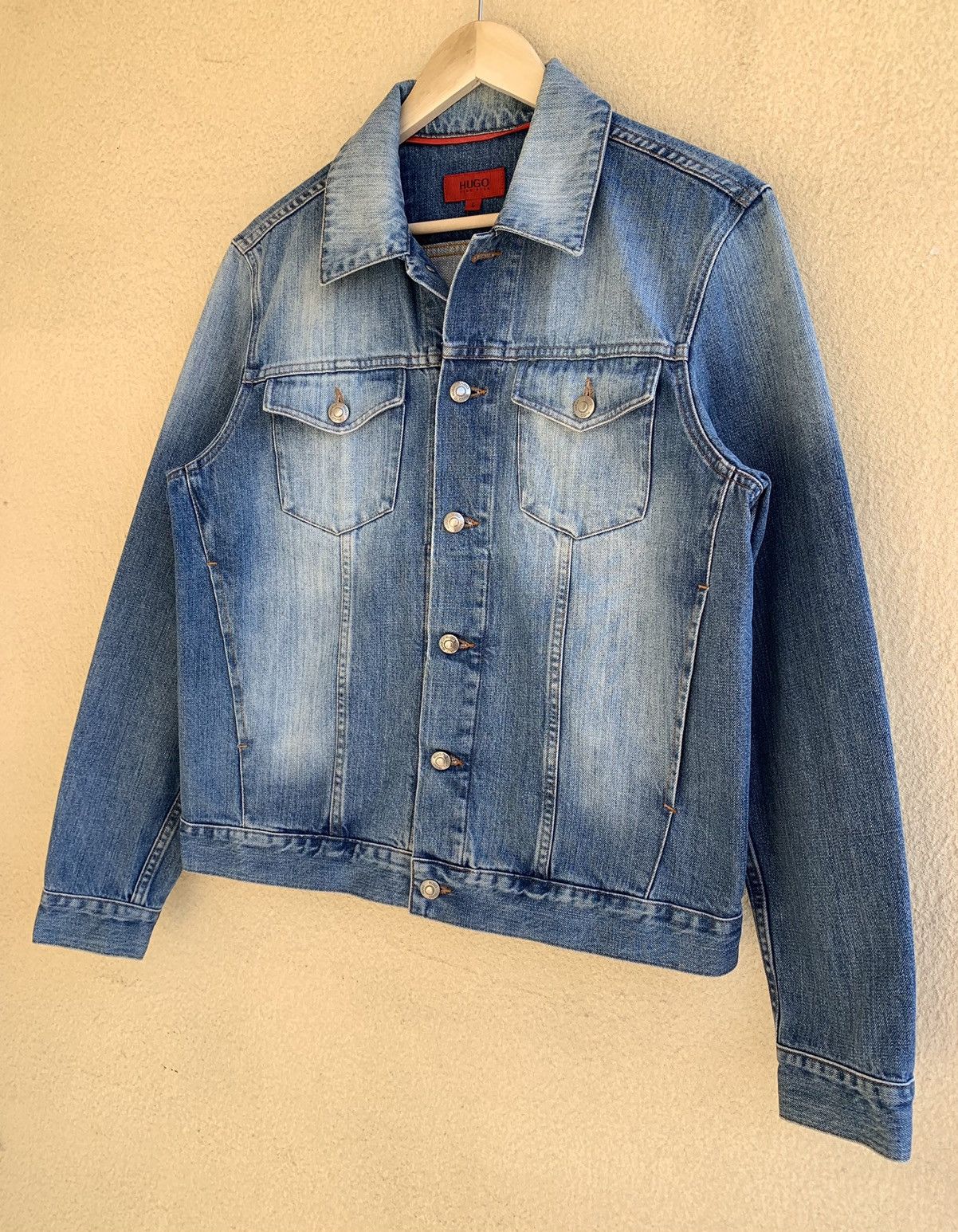 Hugo Boss HUGO BOSS Blue Denim Jacket Size US M / EU 48-50 / 2 - 6 Thumbnail
