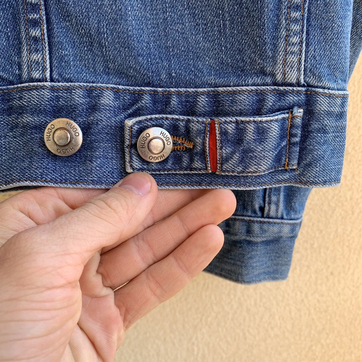 Hugo Boss HUGO BOSS Blue Denim Jacket Size US M / EU 48-50 / 2 - 19 Thumbnail