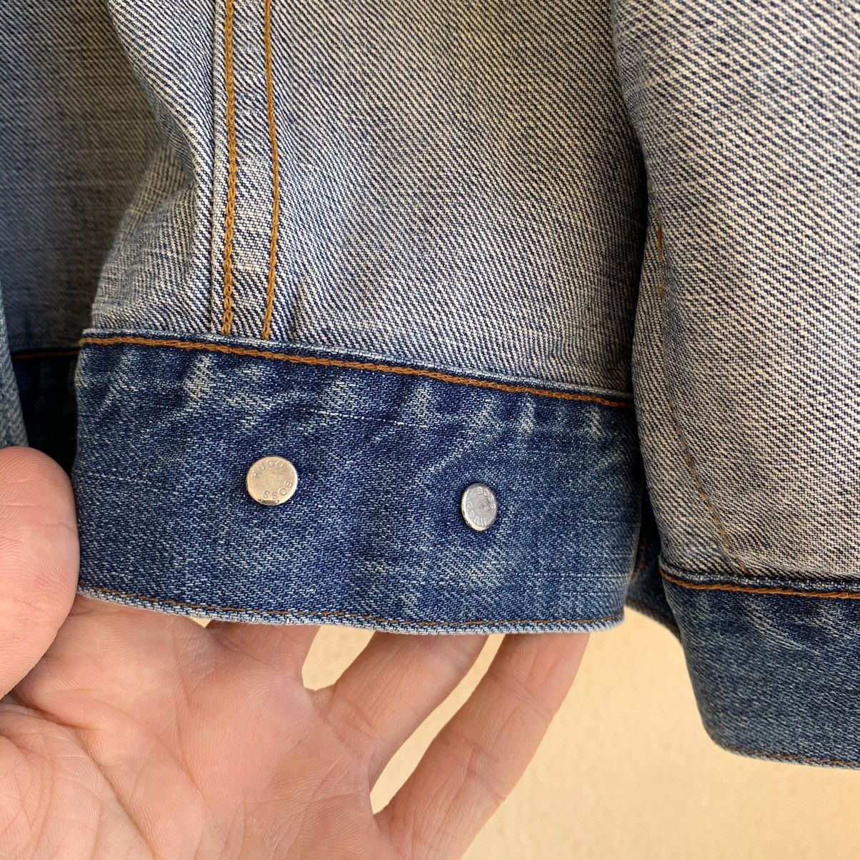 Hugo Boss HUGO BOSS Blue Denim Jacket Size US M / EU 48-50 / 2 - 18 Thumbnail