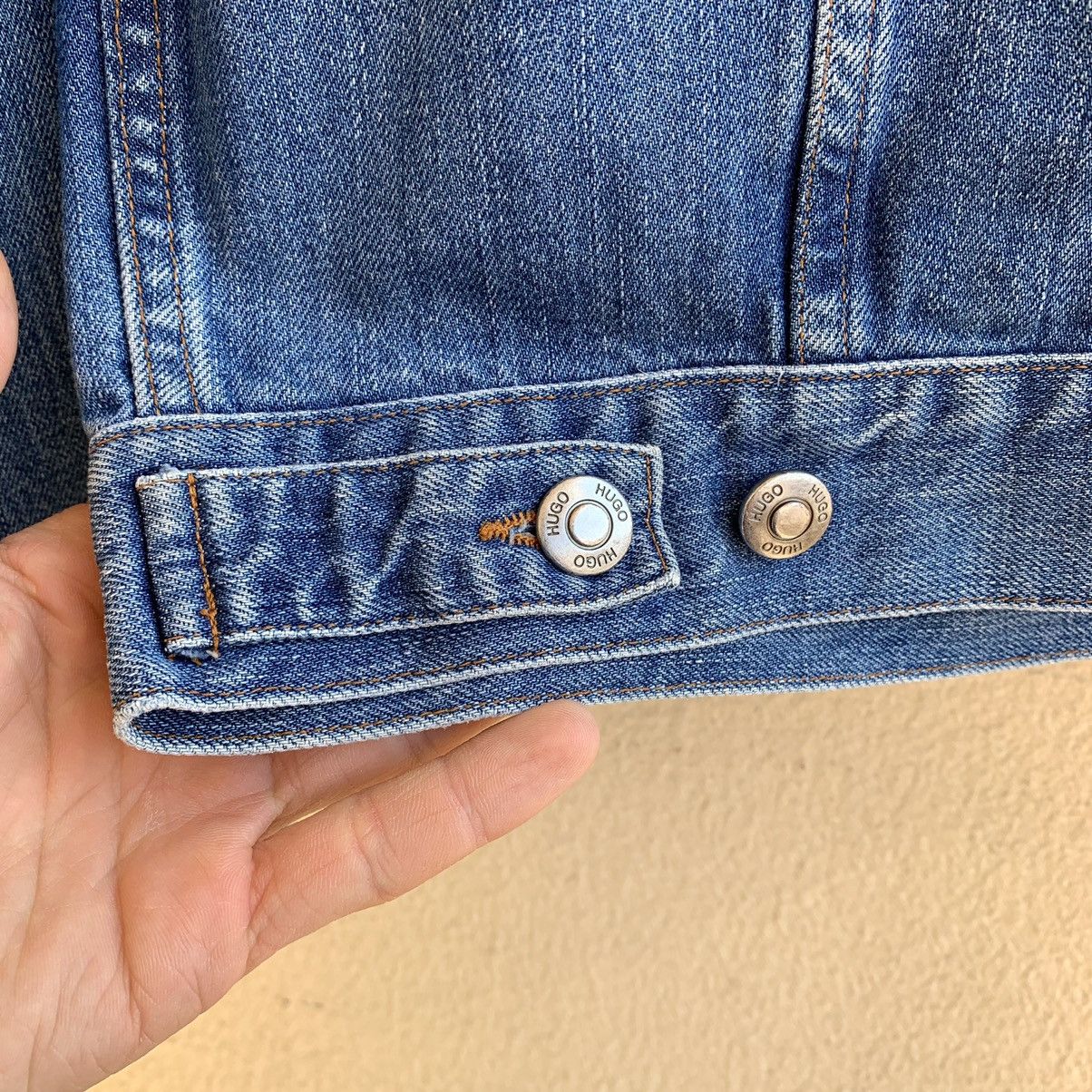 Hugo Boss HUGO BOSS Blue Denim Jacket Size US M / EU 48-50 / 2 - 20 Thumbnail
