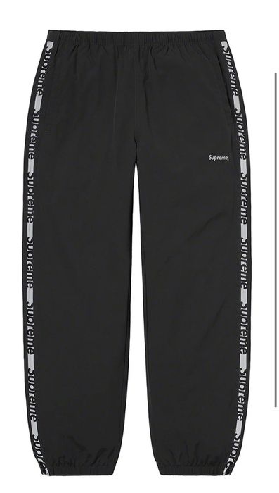 Supreme Supreme Reflective Zip Track Pant | Grailed