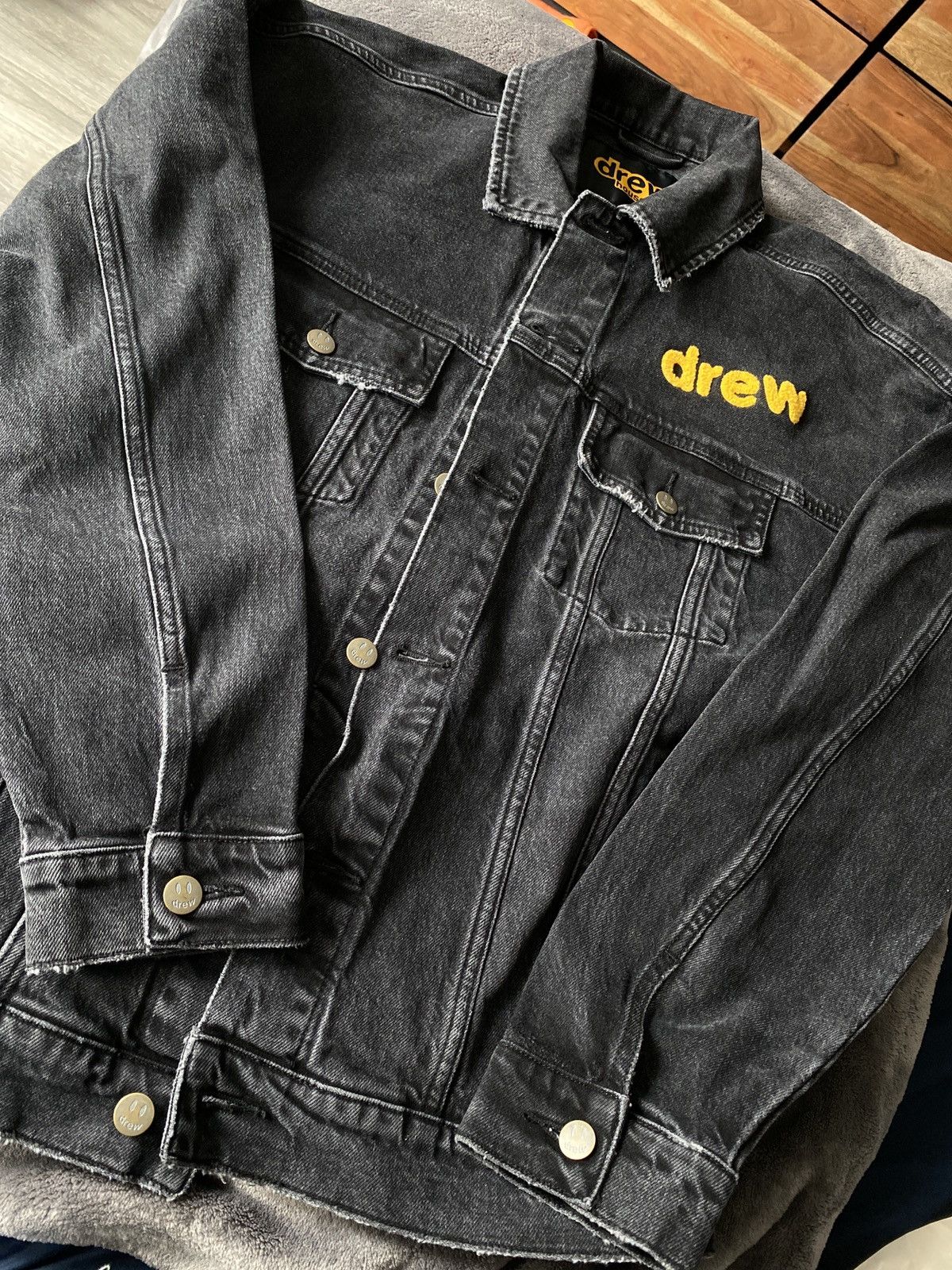 Drew House Drew House chenille mascot patch trucker jacket