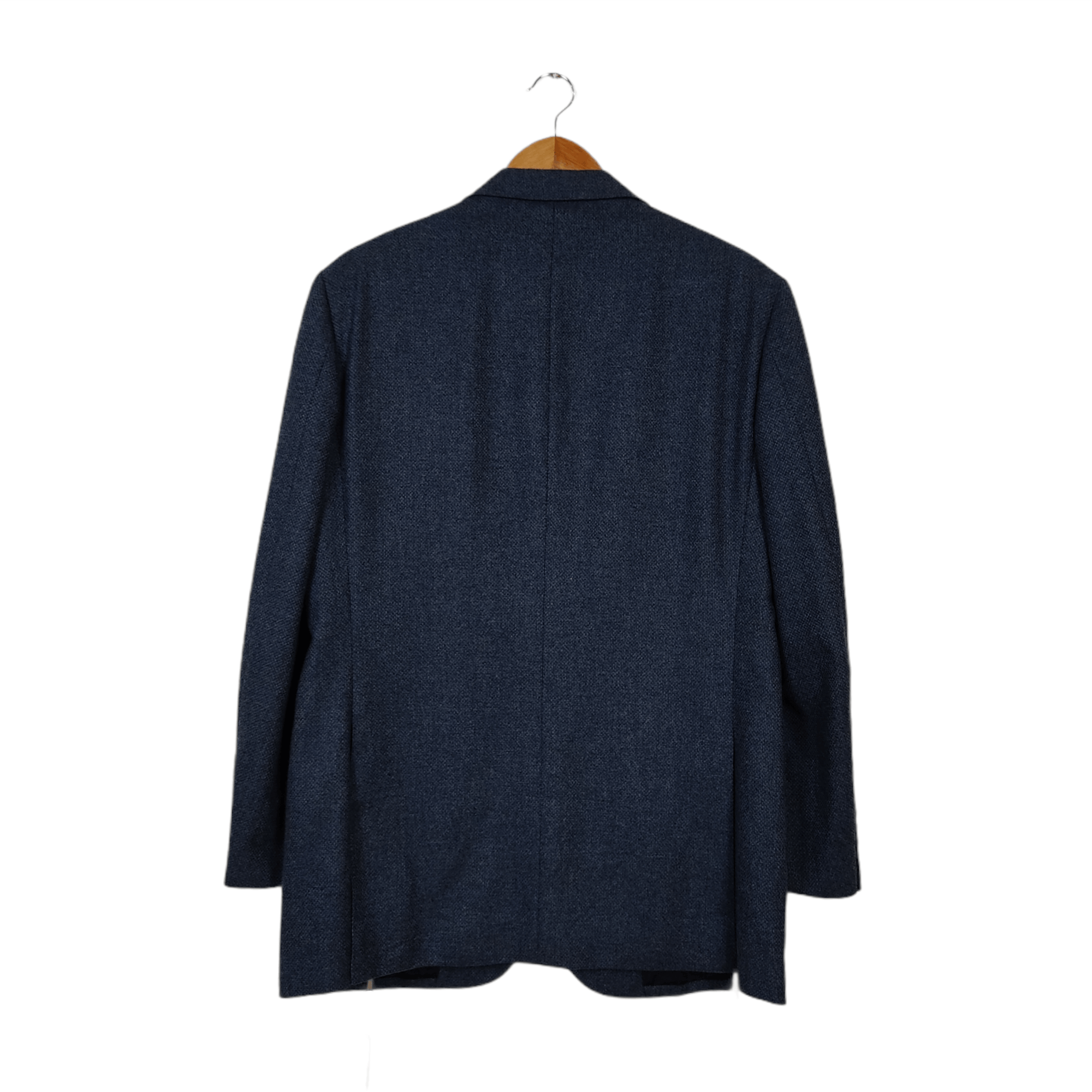 Aquascutum × Japanese Brand AQUASCUTUM Cashmere Blue Blazer Size 38R - 9 Thumbnail