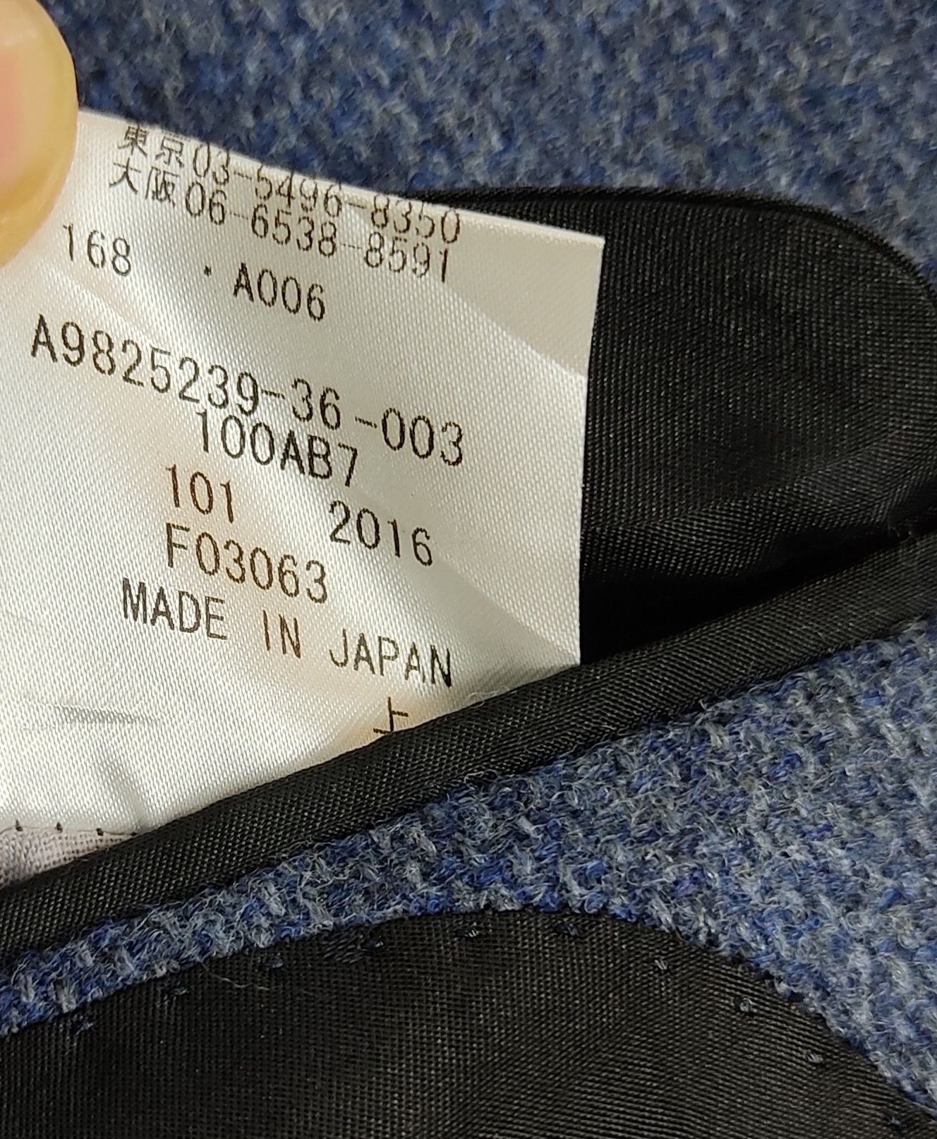 Aquascutum × Japanese Brand AQUASCUTUM Cashmere Blue Blazer Size 38R - 14 Thumbnail