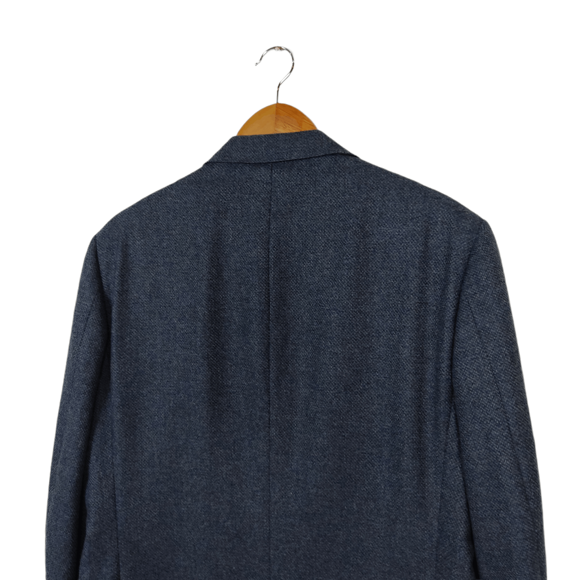 Aquascutum × Japanese Brand AQUASCUTUM Cashmere Blue Blazer Size 38R - 7 Thumbnail