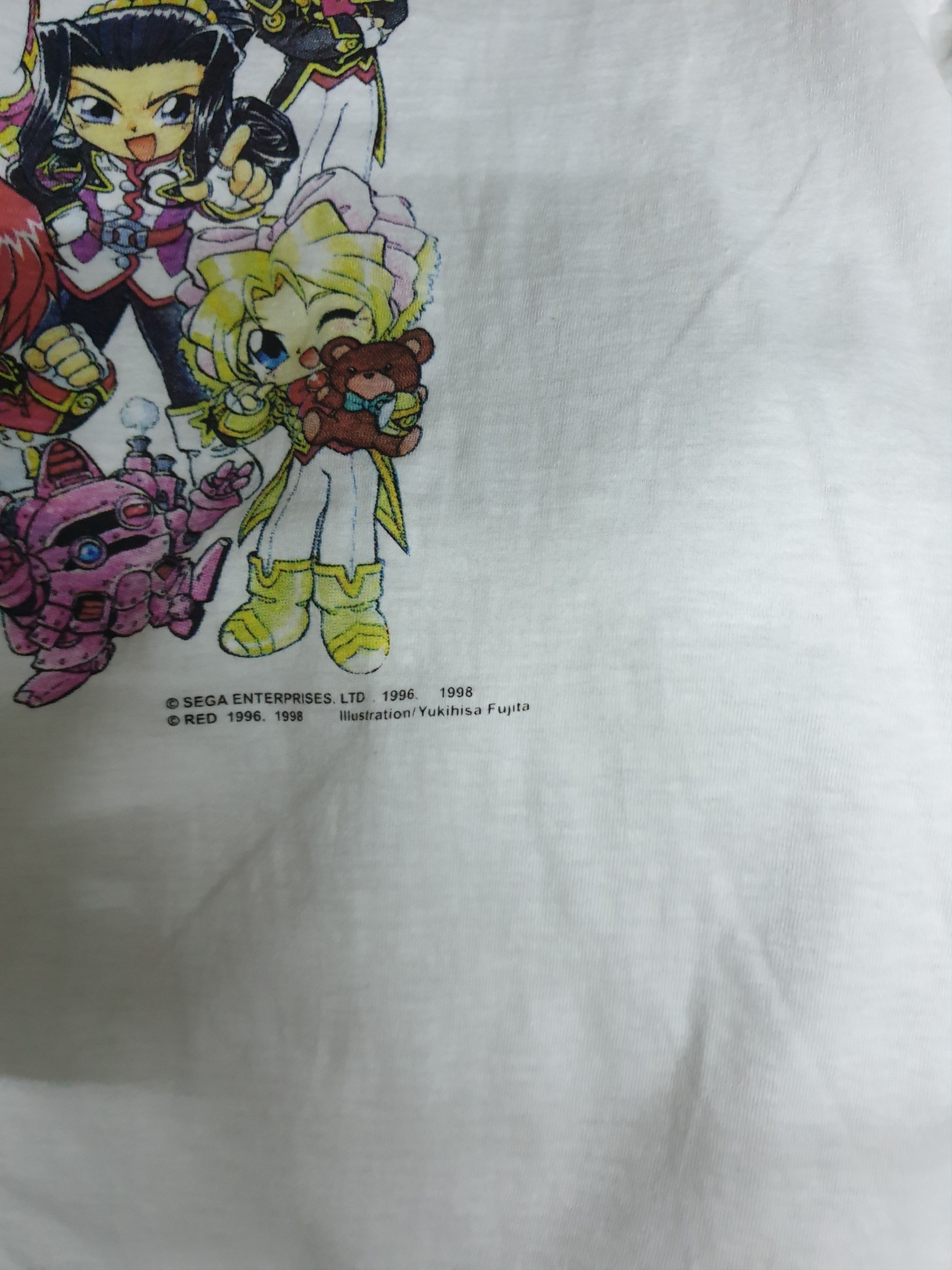 Japanese Brand × Vintage Vintage Sakura Wars tee Size US L / EU 52-54 / 3 - 4 Thumbnail
