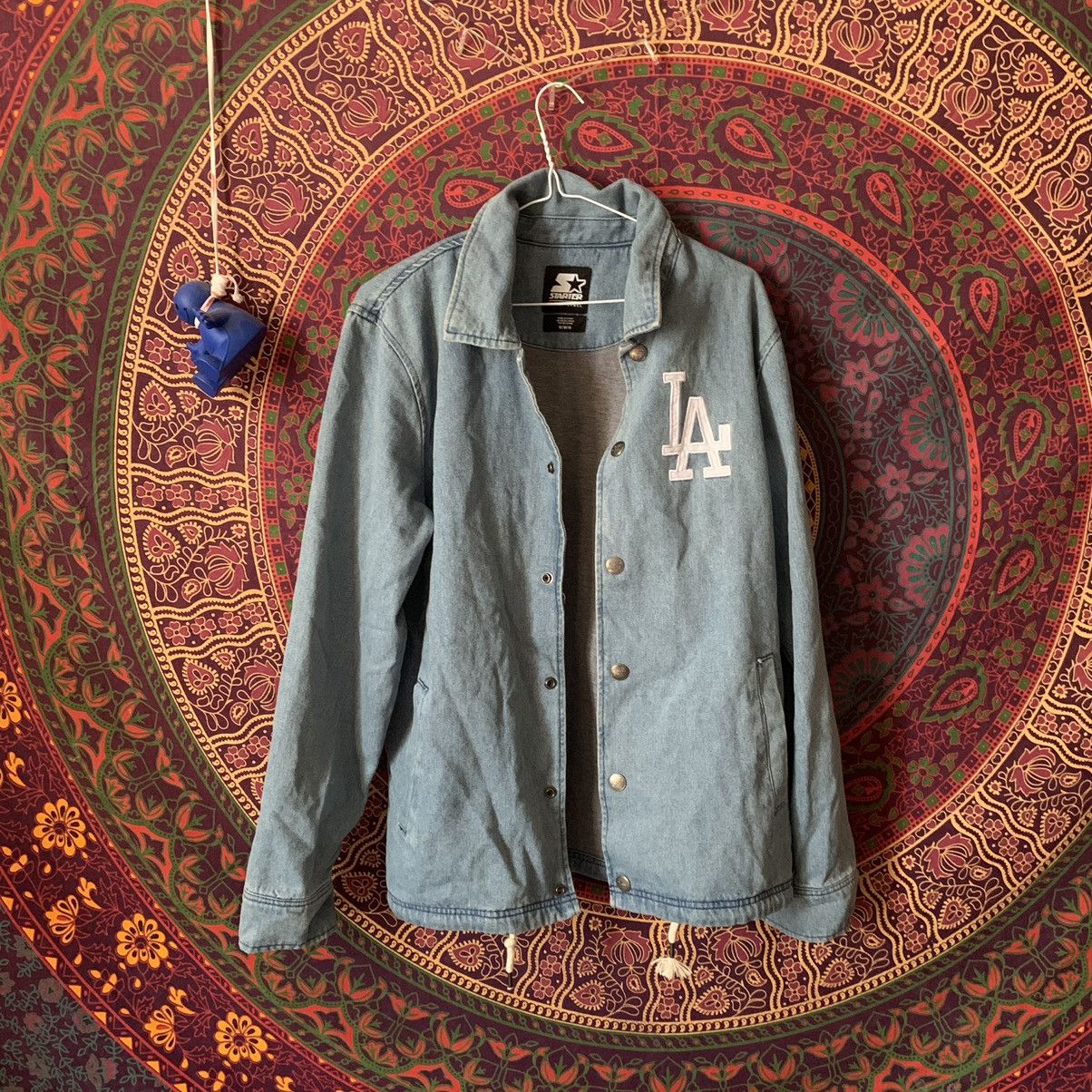 Starter Starter Black Label x UO Los Angeles Denim Coach Jacket 
