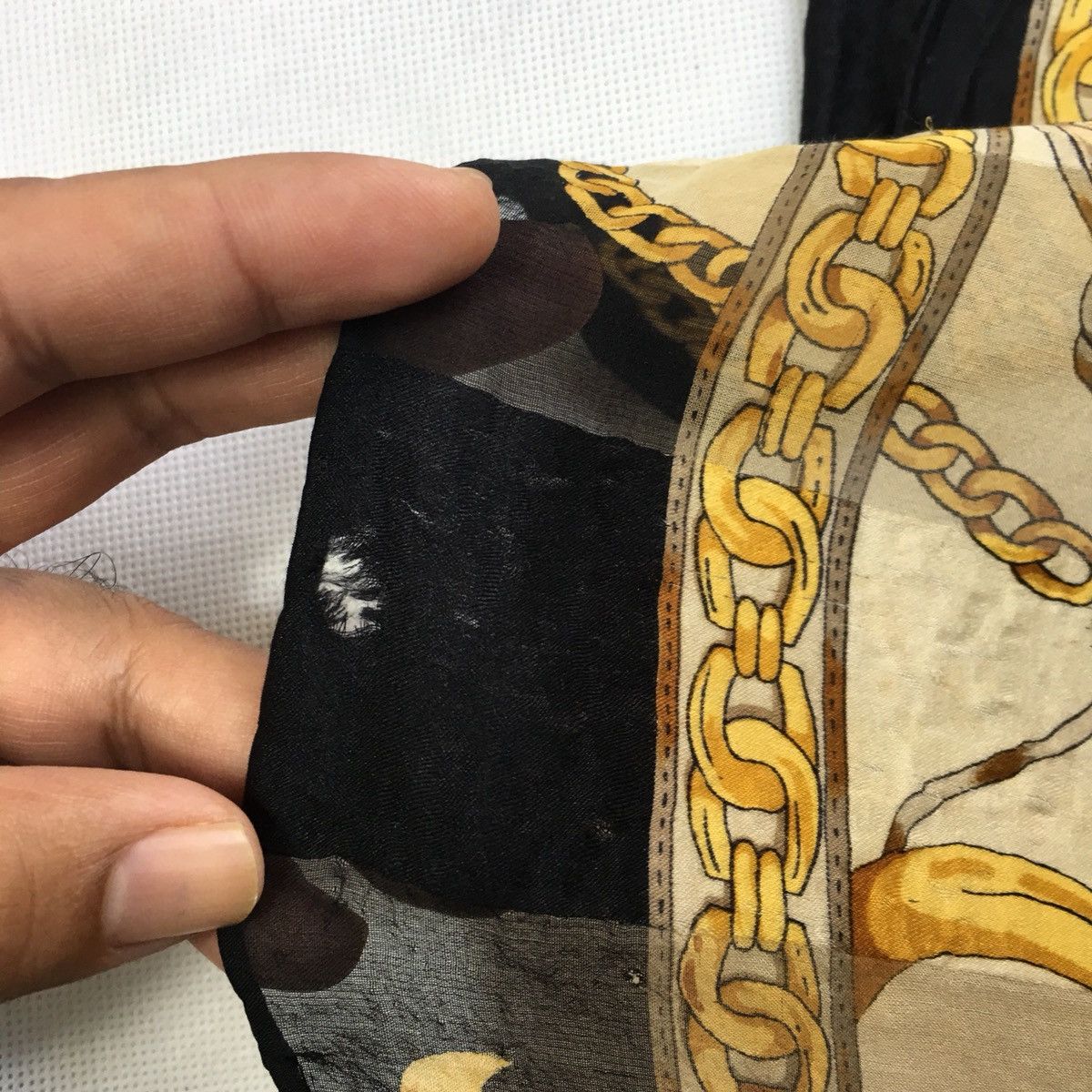 Balenciaga Balenciaga Silk Scarf Size ONE SIZE - 7 Thumbnail