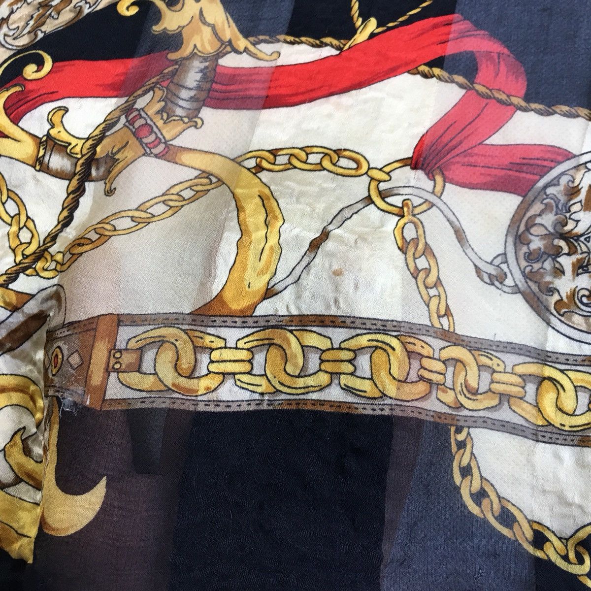 Balenciaga Balenciaga Silk Scarf Size ONE SIZE - 5 Thumbnail