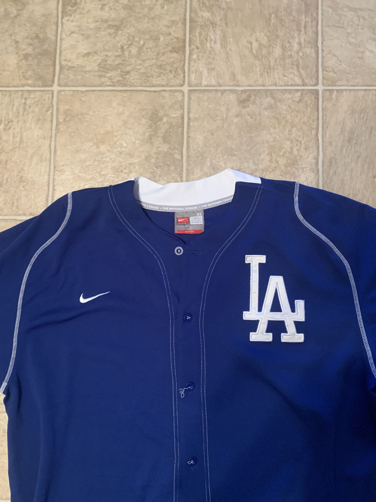 Vintage Nike high quality MLB Los Angeles Dodgers Baseball Jersey Size Small