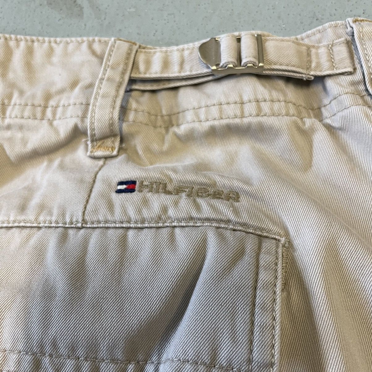 Tommy Hilfiger × Vintage Vintage 1990s Khaki Tommy Hilfiger Cargo Pants 36 x 30 Size US 36 / EU 52 - 4 Thumbnail