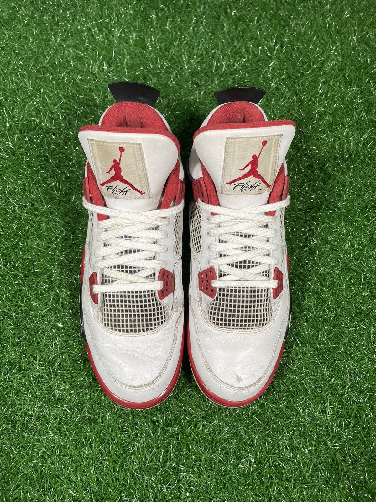 Jordan Brand Nike Air Jordan 4 Retro Fire Red 2012 Size US 10 / EU 43 - 3 Thumbnail