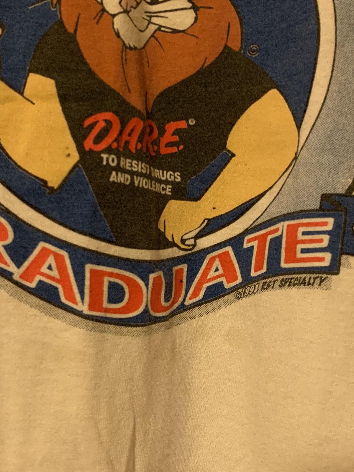 D.A.R.E × Vintage *RARE* Vintage 1998 D.A.R.E. Graduate T-Shirt Size US L / EU 52-54 / 3 - 3 Thumbnail