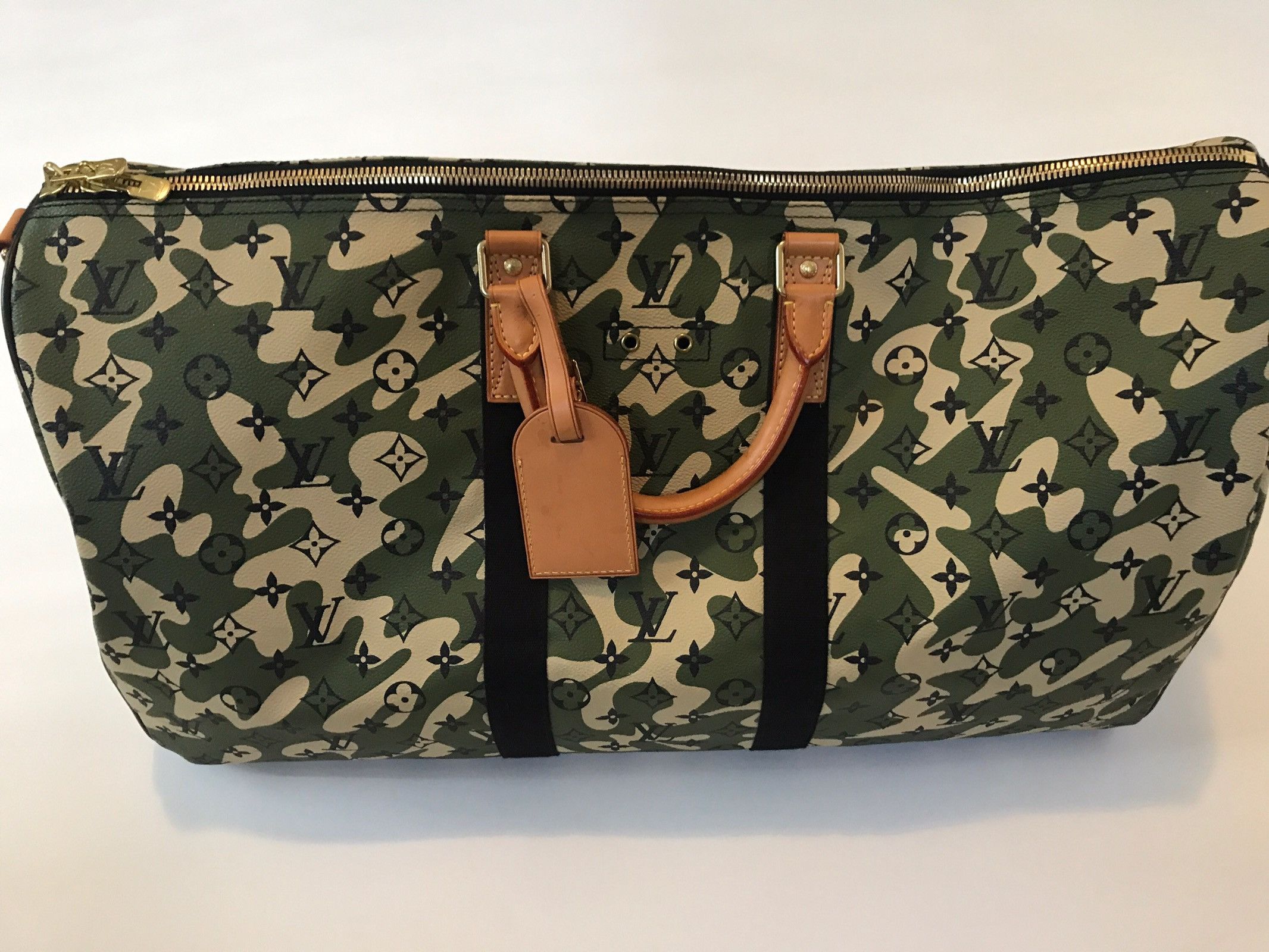 Louis Vuitton X Takashi Murakami Monogramouflage Duffle