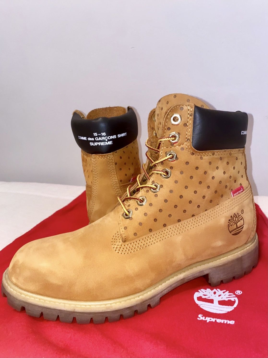 Comme des Garcons Shirt × Supreme × Timberland RARE FW15 Supreme 