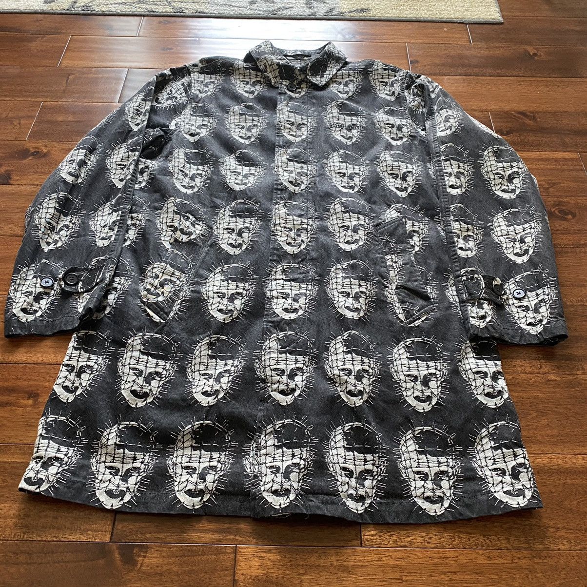 Supreme Hellraiser Trench Coat Grailed