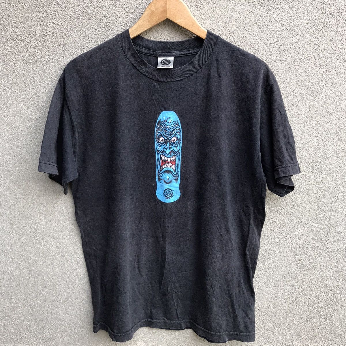 Santa Cruz Skateboards Vintage rare 90s SANTA CRUZ rob roskopp tee usa old skate Size US M / EU 48-50 / 2 - 2 Thumbnail