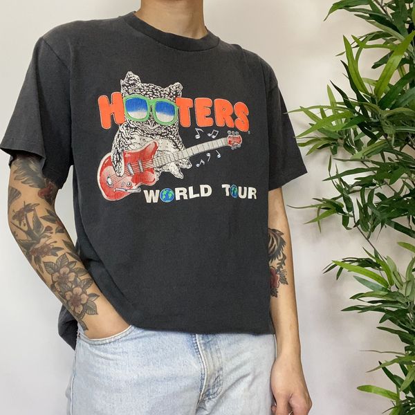 Vintage Vintage 90's Hooters World Tour Band T-shirt. | Grailed