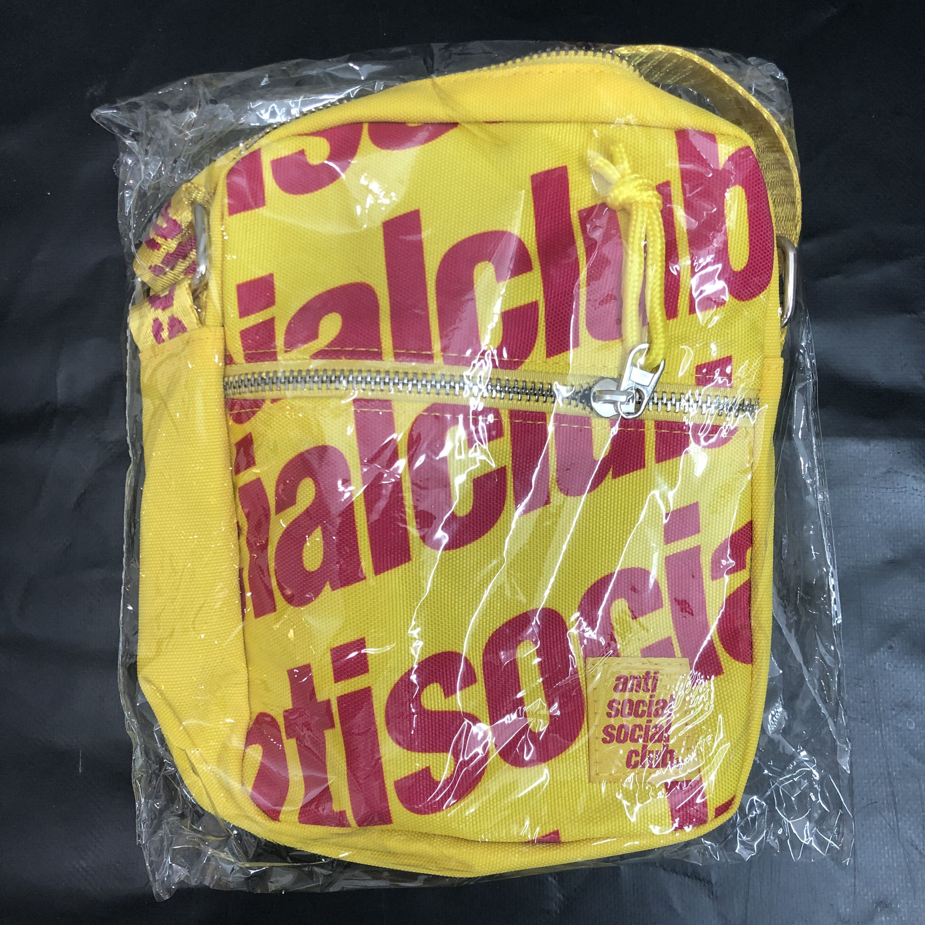 Anti Social Social Club DS ASSC Belong 2 You Yellow Sidebag FTP FOG BAPE KAWS KITH Size ONE SIZE - 2 Thumbnail