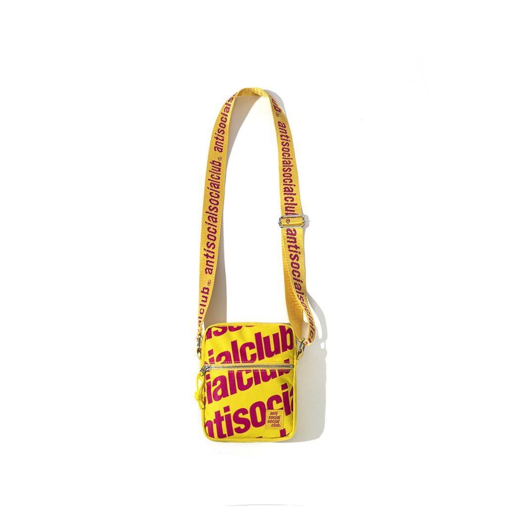 Anti Social Social Club DS ASSC Belong 2 You Yellow Sidebag FTP FOG BAPE KAWS KITH Size ONE SIZE - 5 Thumbnail
