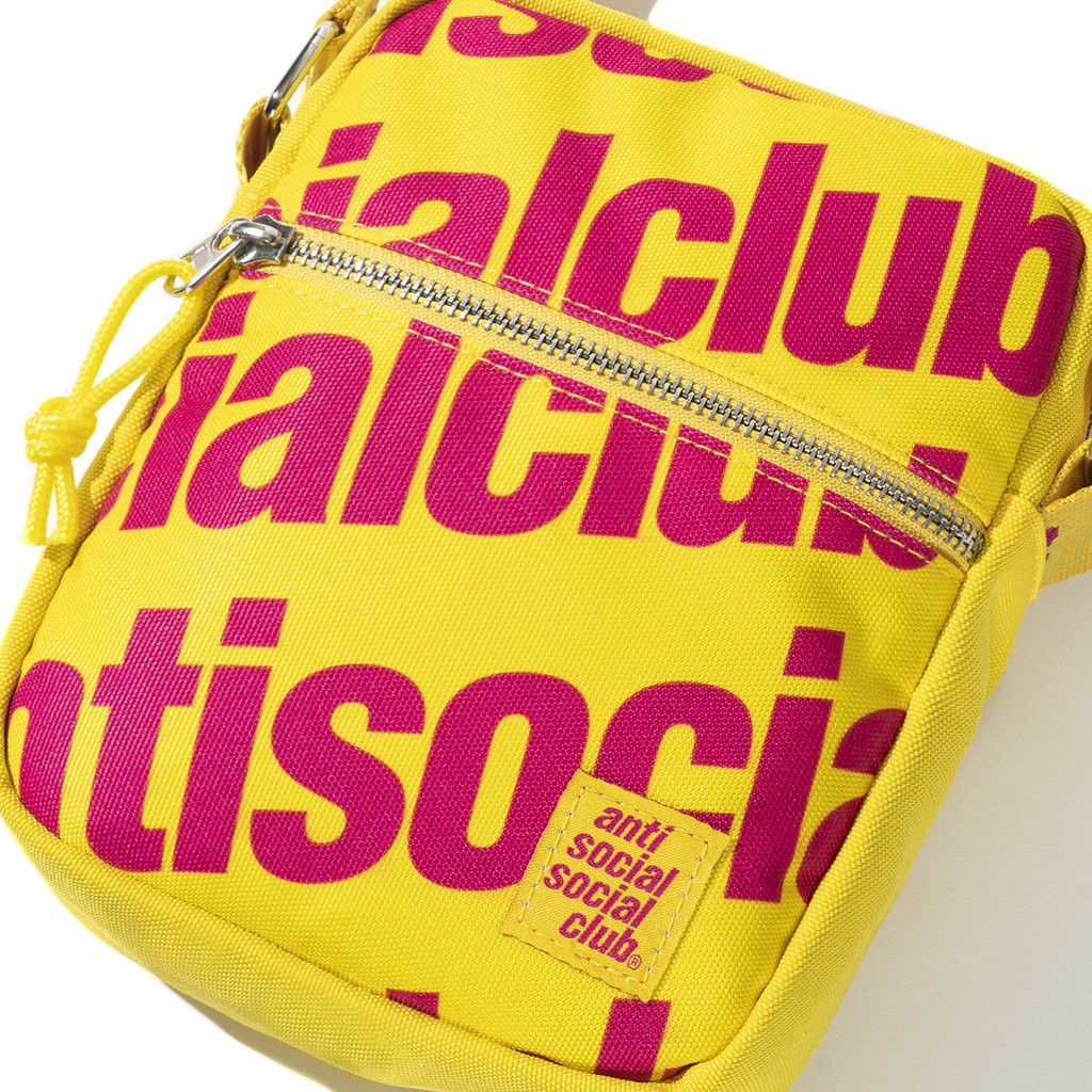 Anti Social Social Club DS ASSC Belong 2 You Yellow Sidebag FTP FOG BAPE KAWS KITH Size ONE SIZE - 4 Thumbnail