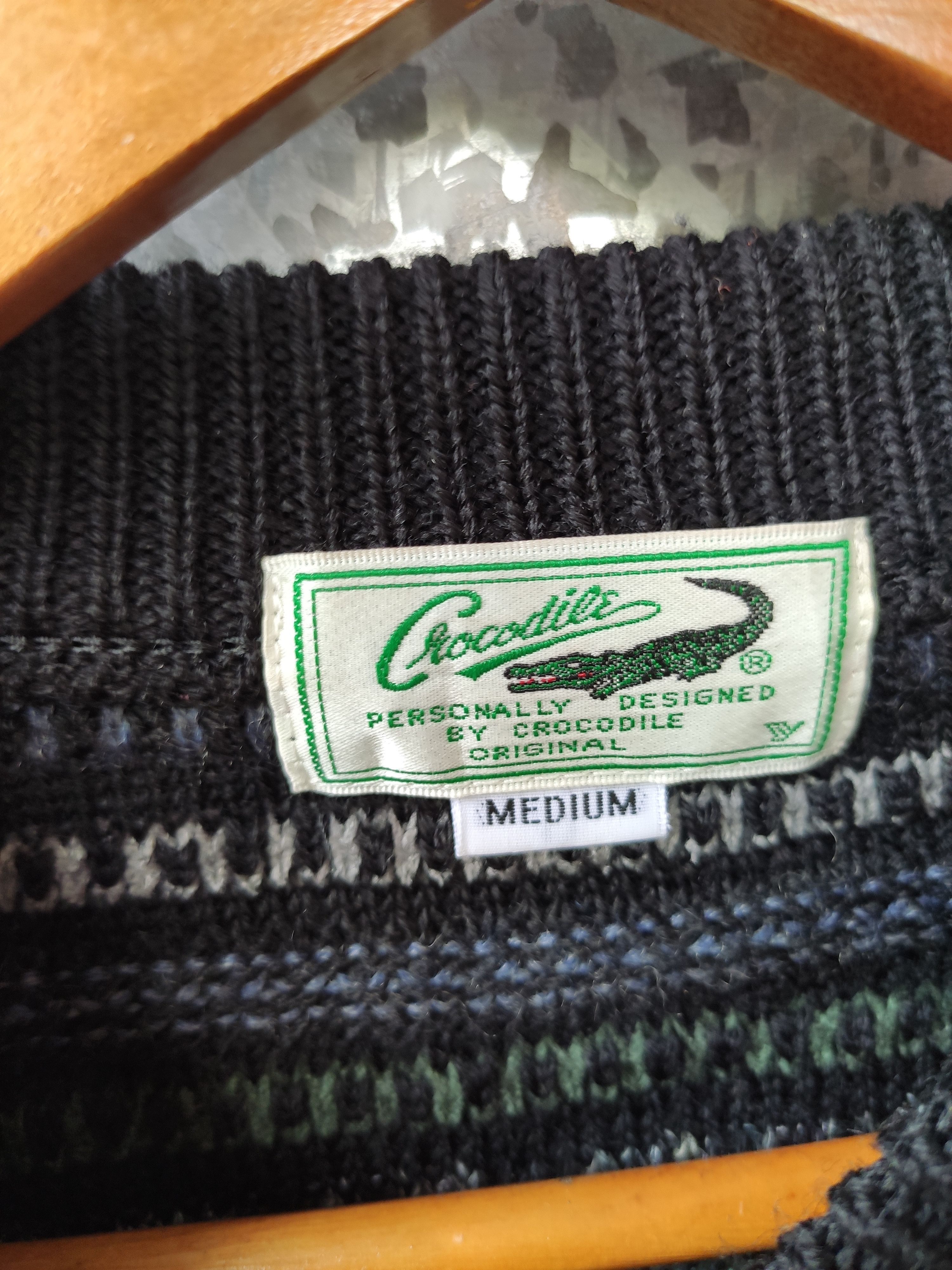 Japanese Brand Crocodile sweater knitwear Size US M / EU 48-50 / 2 - 3 Thumbnail
