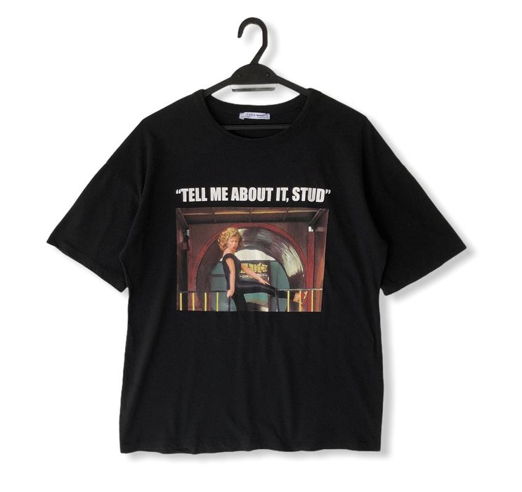 Zara GREASE MOVIE TELL ME ABOUT IT STUD TEE Grailed