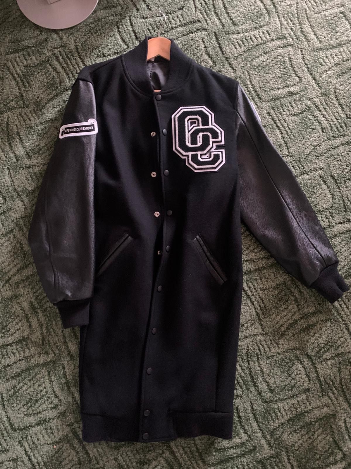 Opening ceremony long varsity jacket best sale