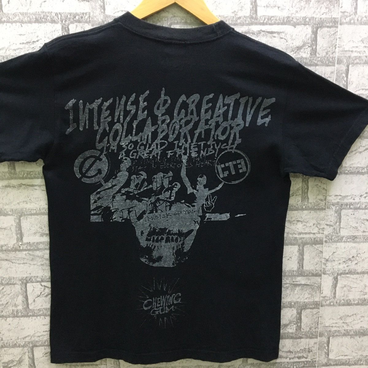 Japanese Brand Vintage Candy Stripper Chewing Gun Design Skulls T-shirt Size US S / EU 44-46 / 1 - 4 Thumbnail