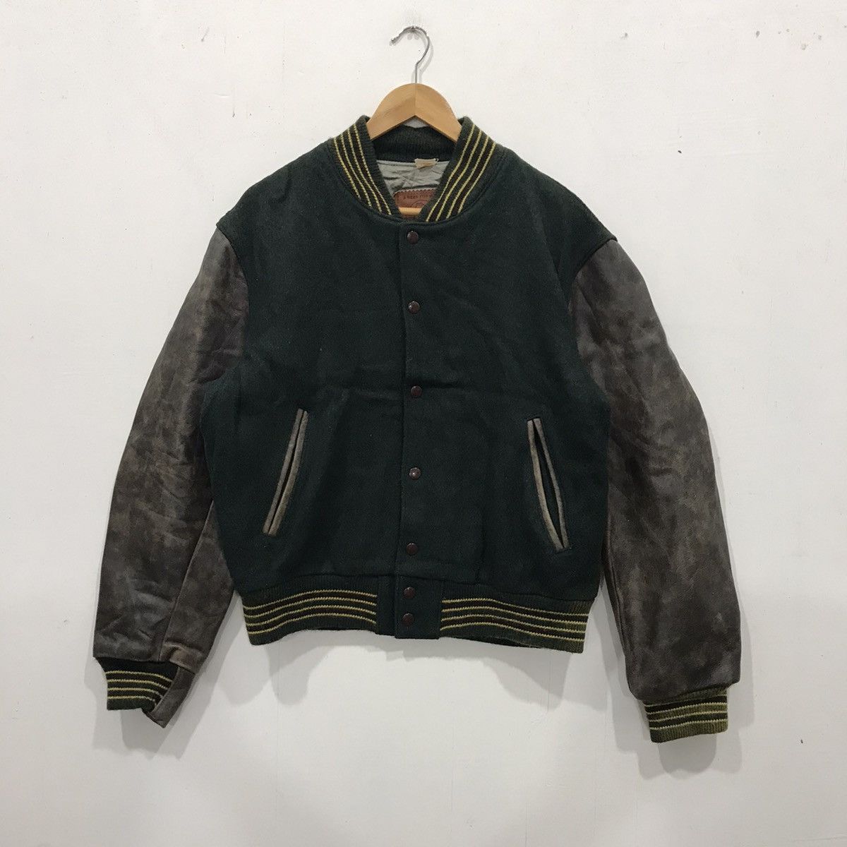 Golden Bear Golden Bear Varsity Jacket Leather Sleeve Size US M / EU 48-50 / 2 - 1 Thumbnail