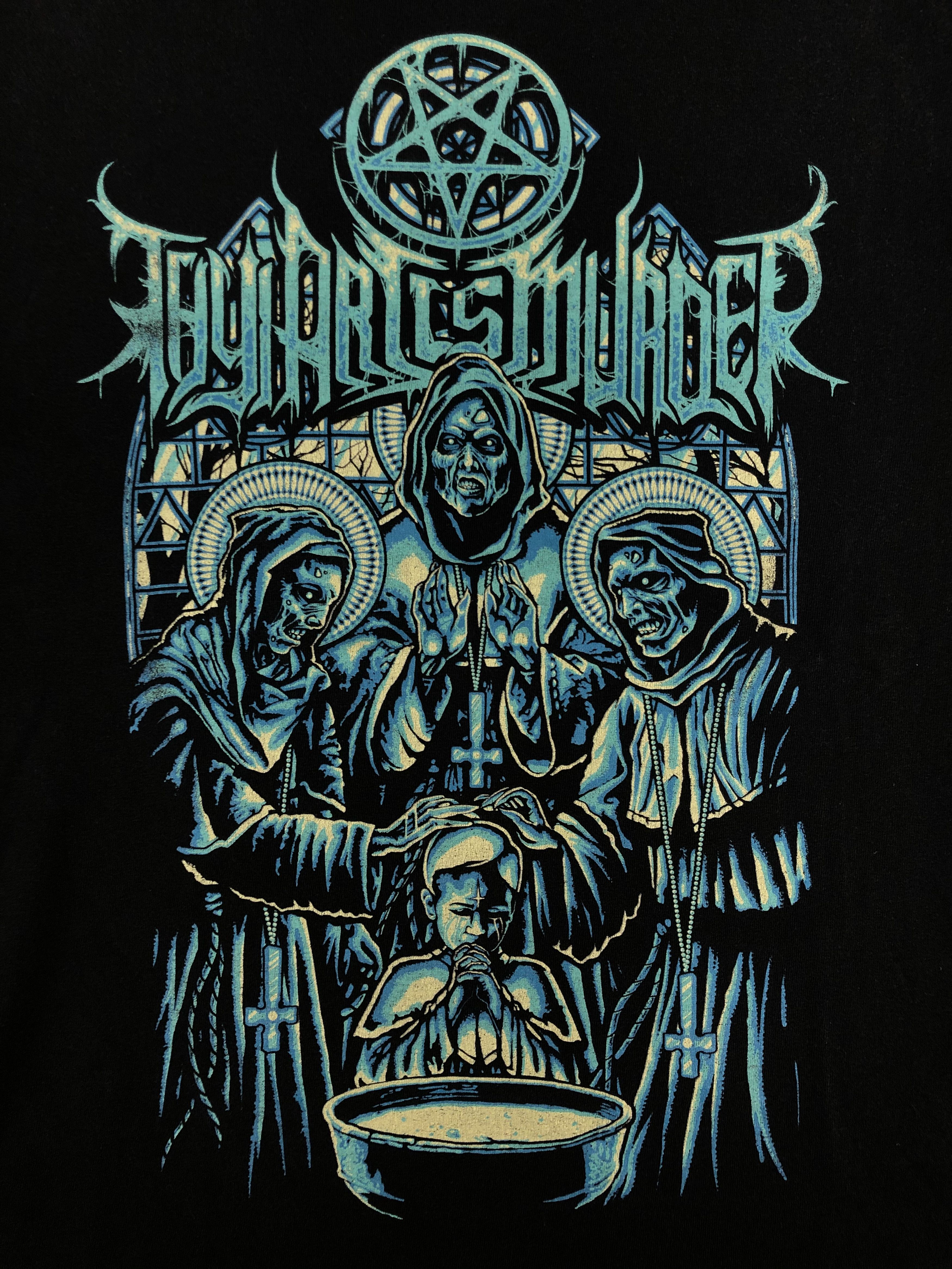 Band Tees Vintage Thy Art Is Murder (Shadow Of Intent Lorna Shore) Size US L / EU 52-54 / 3 - 3 Thumbnail