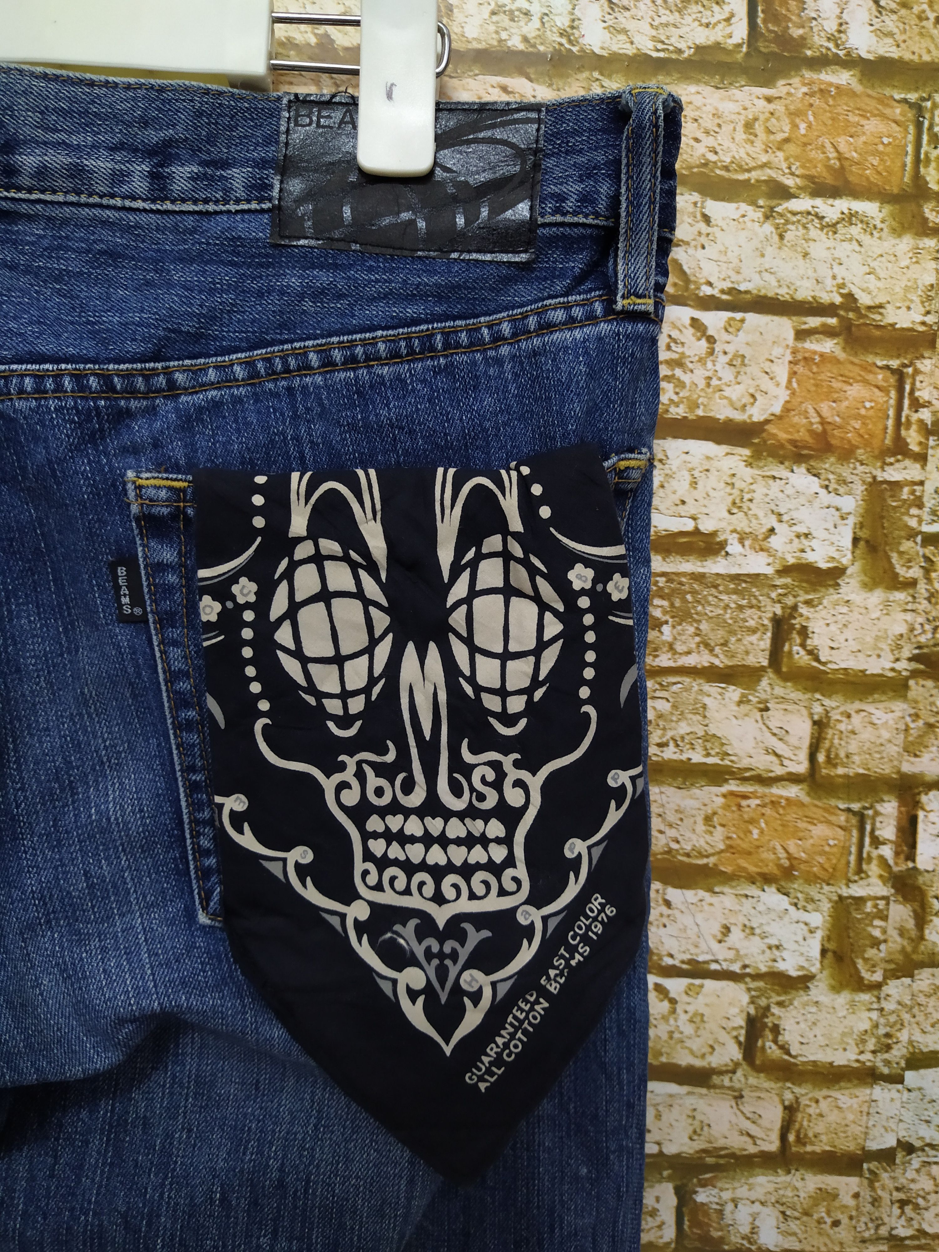 Beams Plus BEAMS JAPAN DENIM SKULL (B926) W36 Size US 36 / EU 52 - 4 Thumbnail