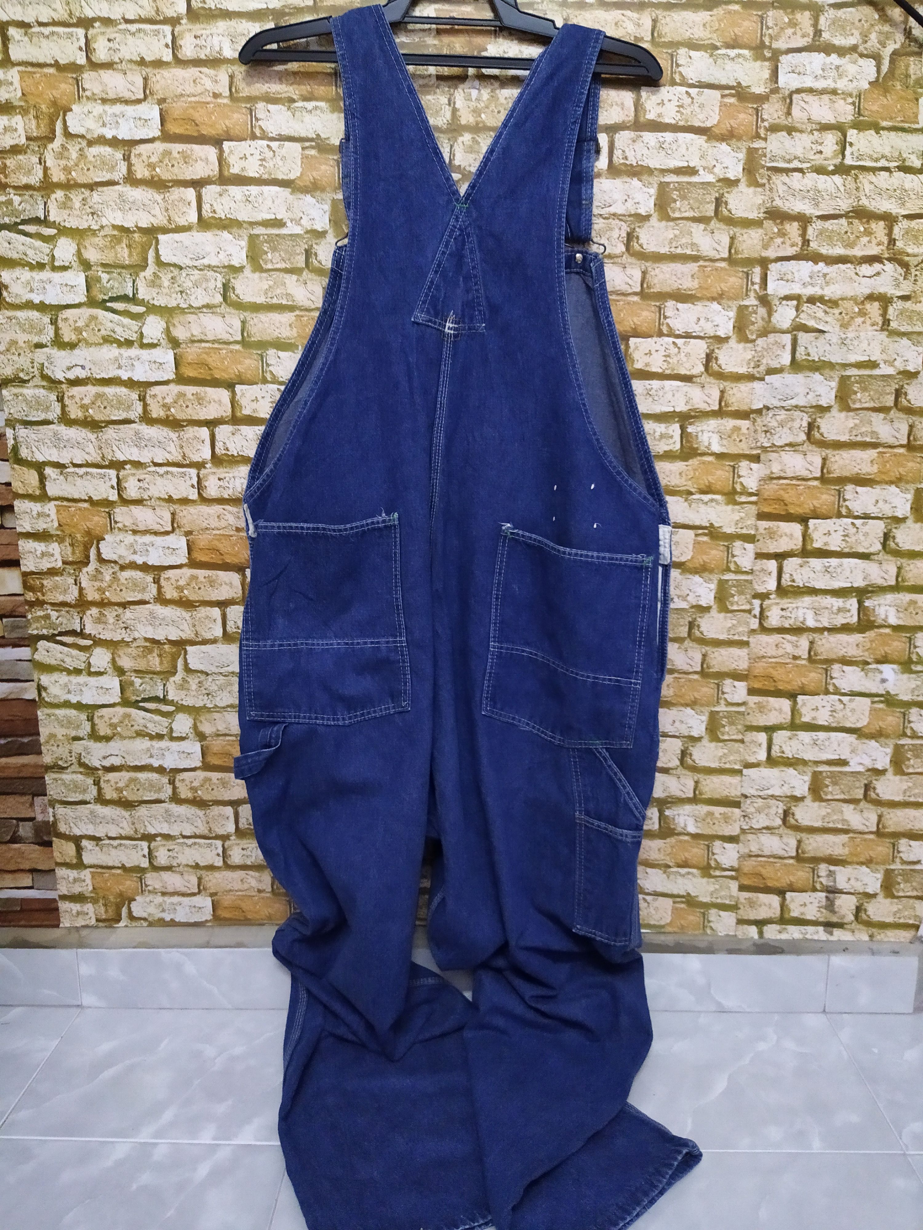 Vintage VTG BIG BEN OVERALLS JUMPSUIT DENIM (B928) Size US 44 / EU 60 - 2 Thumbnail