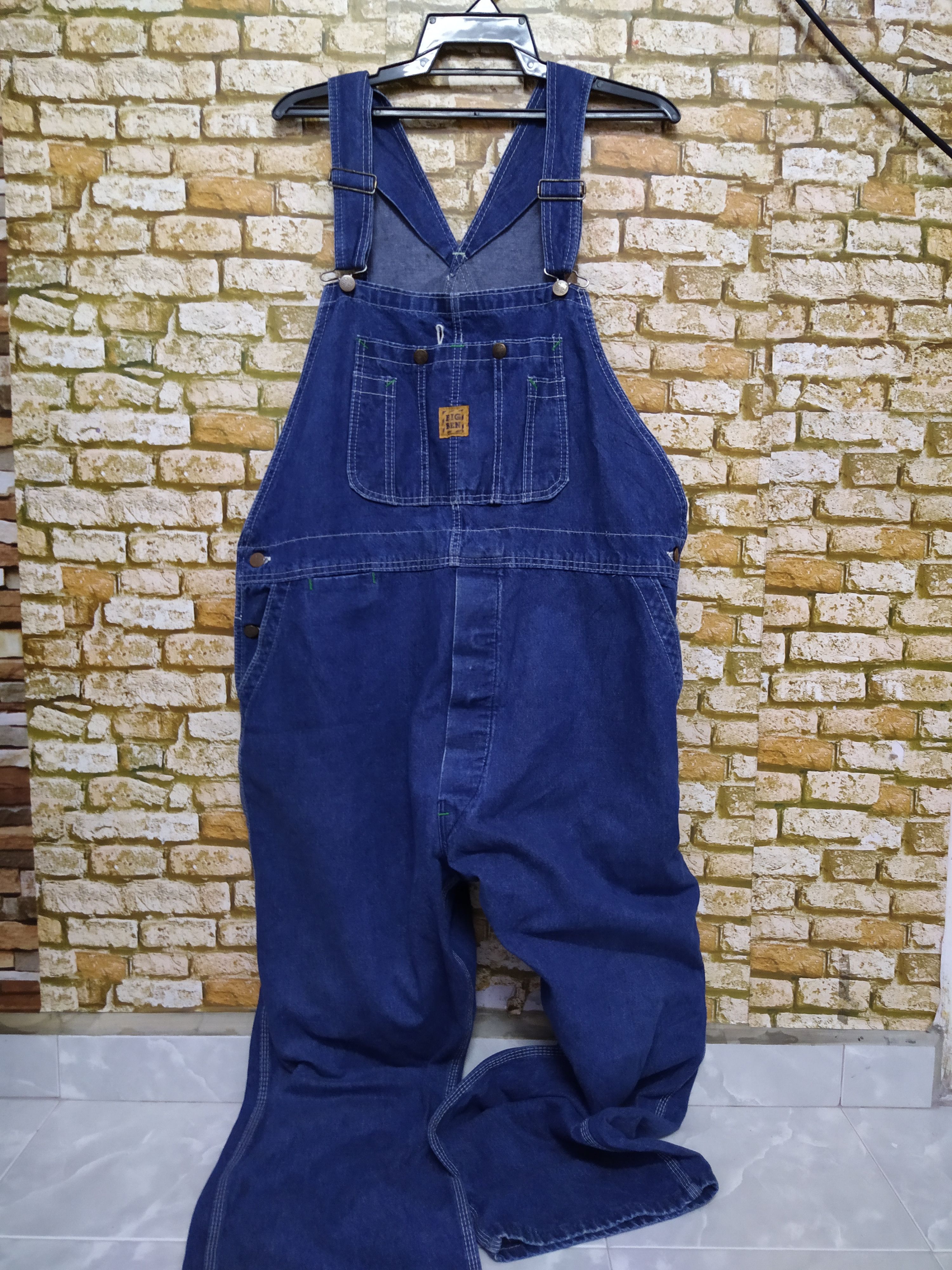 Vintage VTG BIG BEN OVERALLS JUMPSUIT DENIM (B928) Size US 44 / EU 60 - 1 Thumbnail