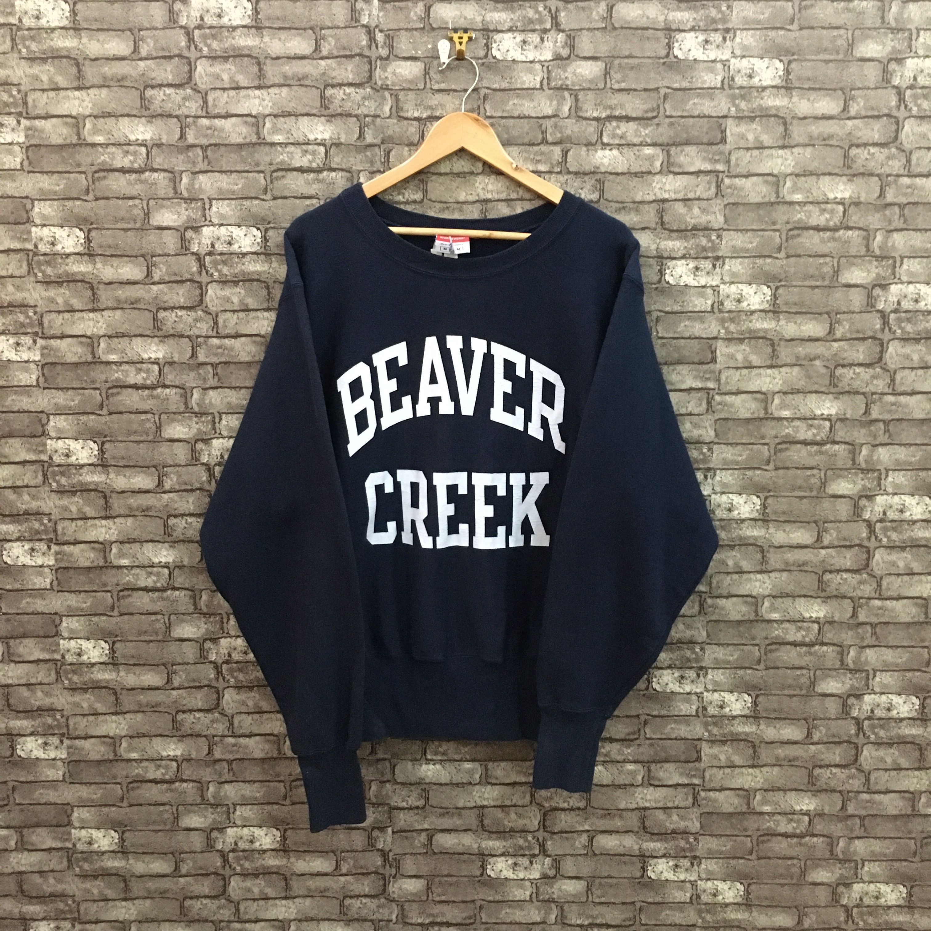 Champion Reverse Weave Sweatshirt Beaver Creek Navy - Tops
