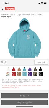 Supreme x Swarvoski S Logo Hoodie SS21 – Lucky Laced Sneaker