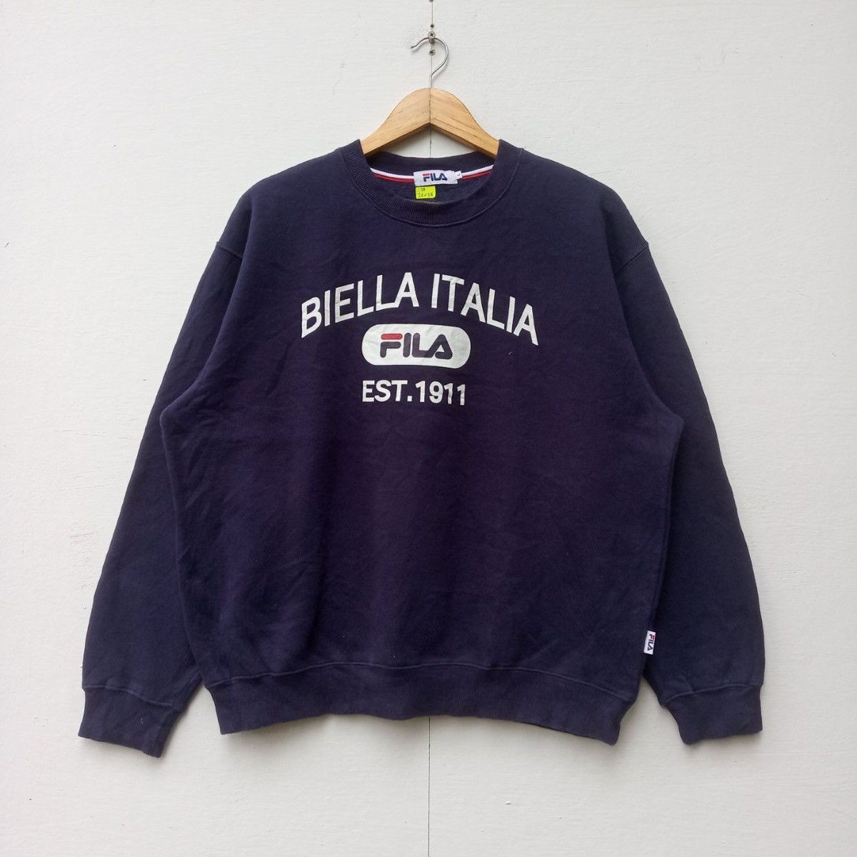 Fila Fila Biella Italia Pullover Sweatshirt Size US L / EU 52-54 / 3 - 1 Thumbnail