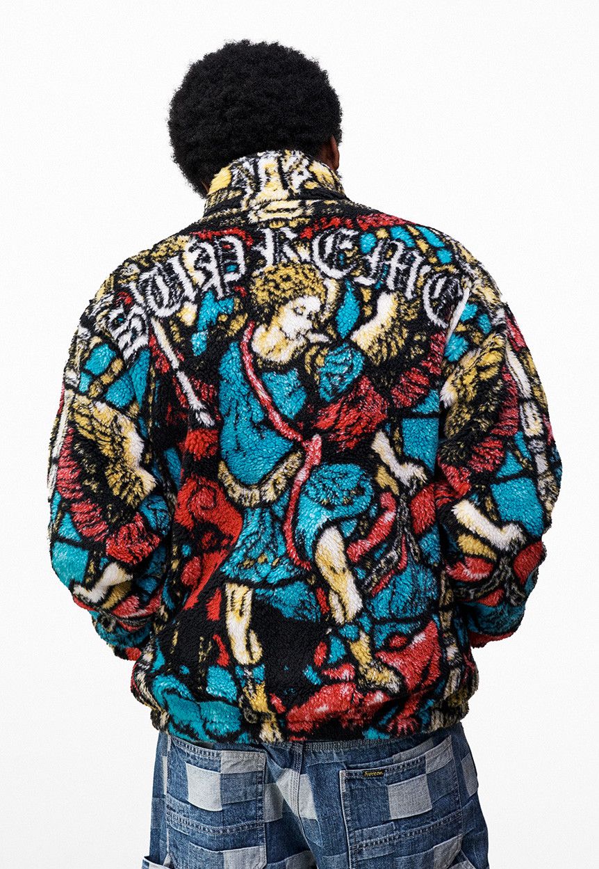 Supreme Supreme Saint Michael Fleece Jacket | Grailed