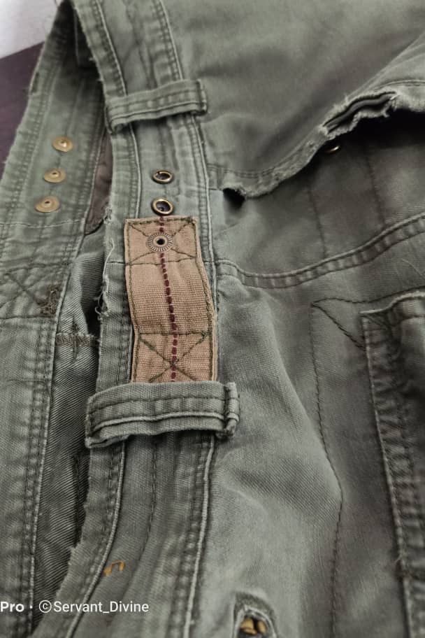Valentino × Vintage RUDOLPH VALENTINO cargo army olive green tactical pant Size US 30 / EU 46 - 12 Thumbnail
