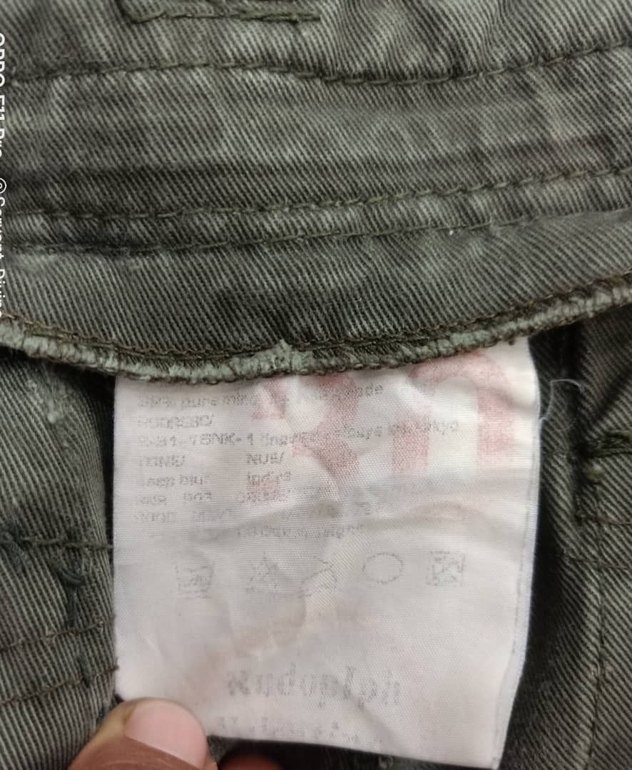 Valentino × Vintage RUDOLPH VALENTINO cargo army olive green tactical pant Size US 30 / EU 46 - 9 Thumbnail