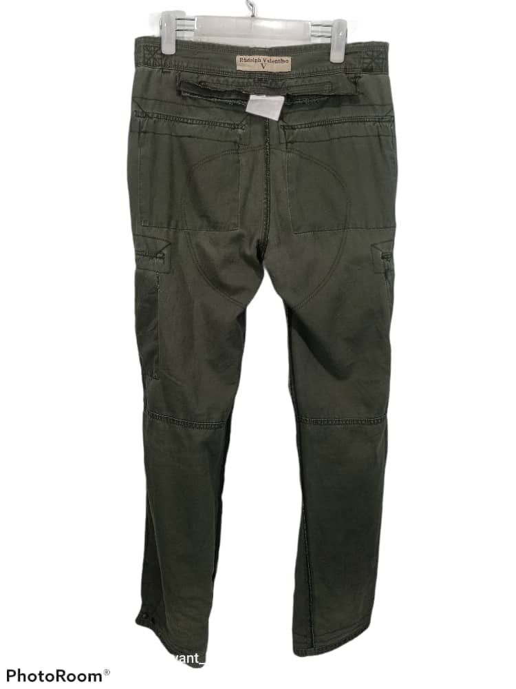 Valentino × Vintage RUDOLPH VALENTINO cargo army olive green tactical pant Size US 30 / EU 46 - 8 Thumbnail