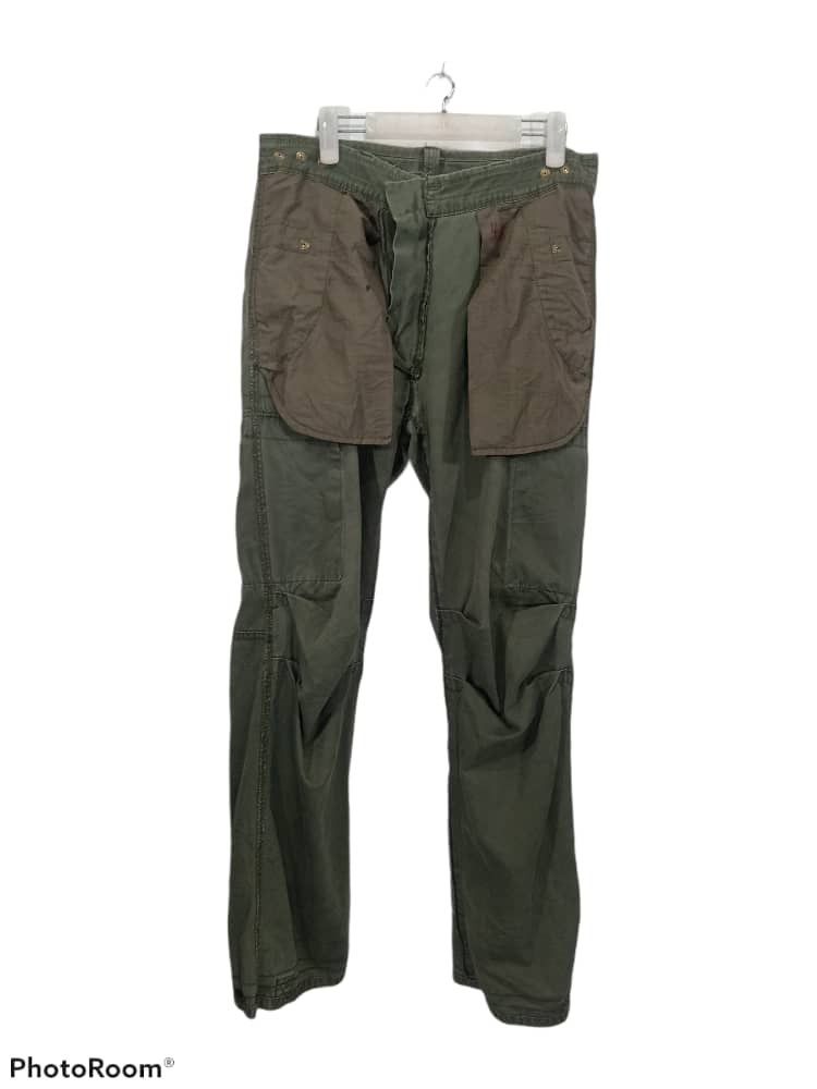 Valentino × Vintage RUDOLPH VALENTINO cargo army olive green tactical pant Size US 30 / EU 46 - 7 Thumbnail