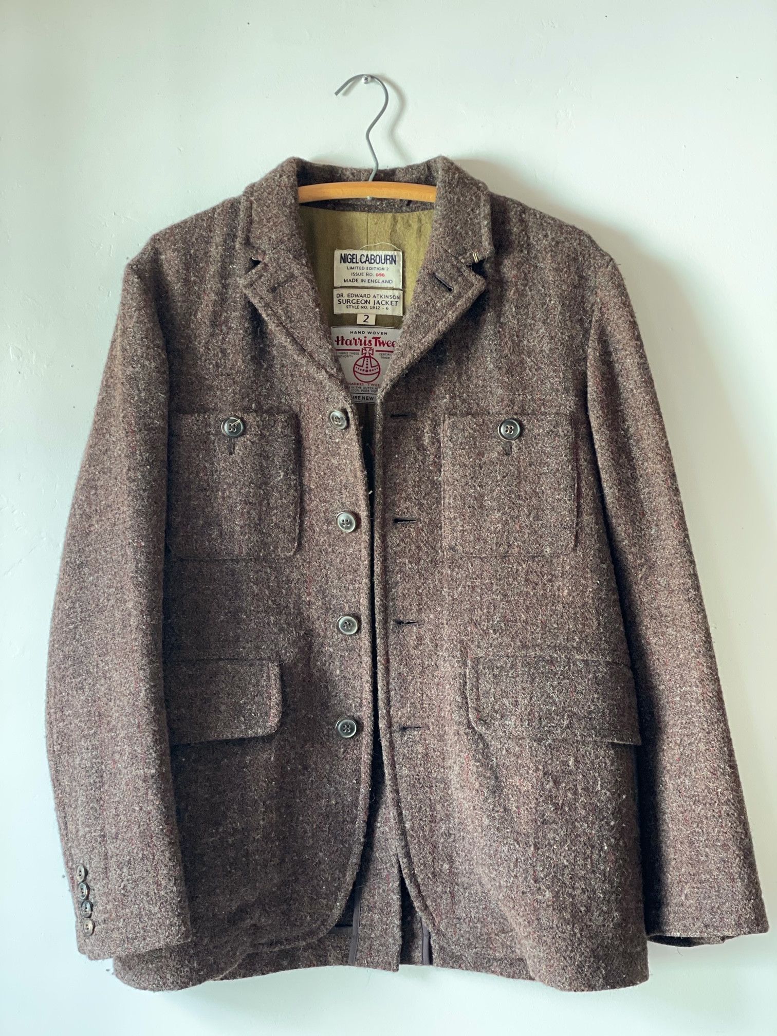 Nigel Cabourn Edward Atkinson Limited Edition Harris Tweed Surgeon