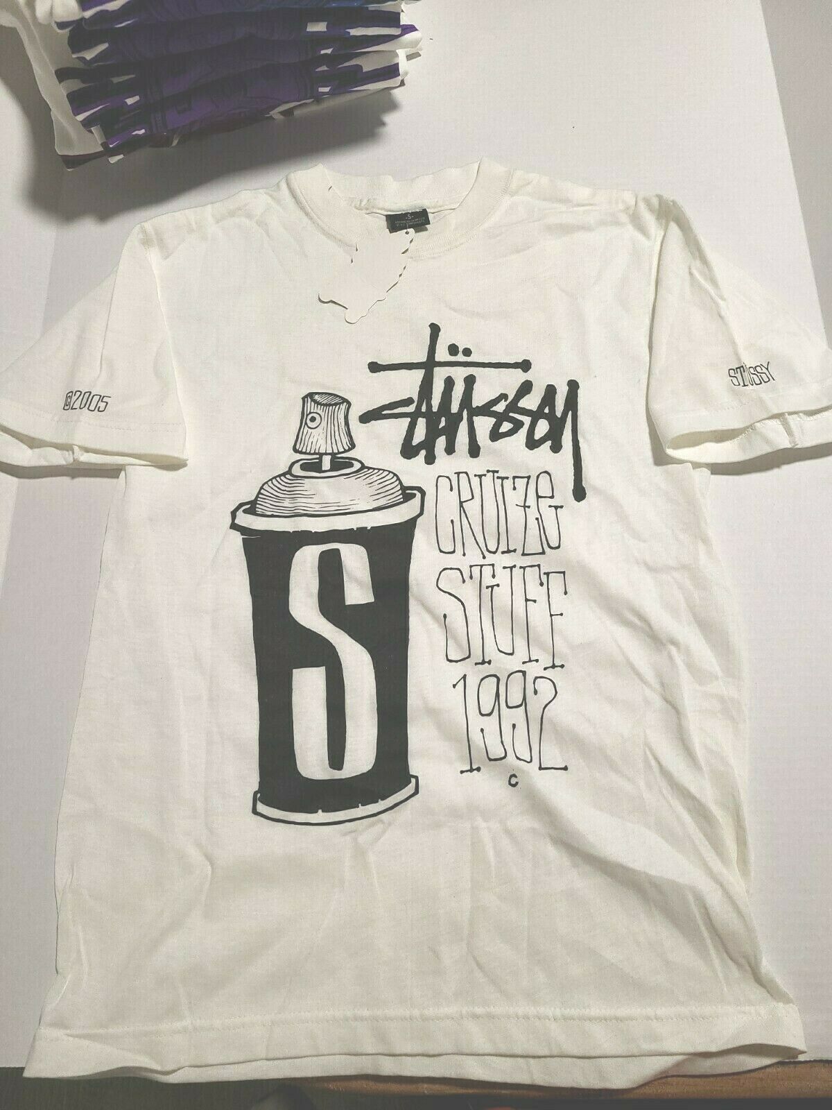 Stussy Stüssy Vintage White T-Shirt (Cruise Stuff 1992) | Grailed