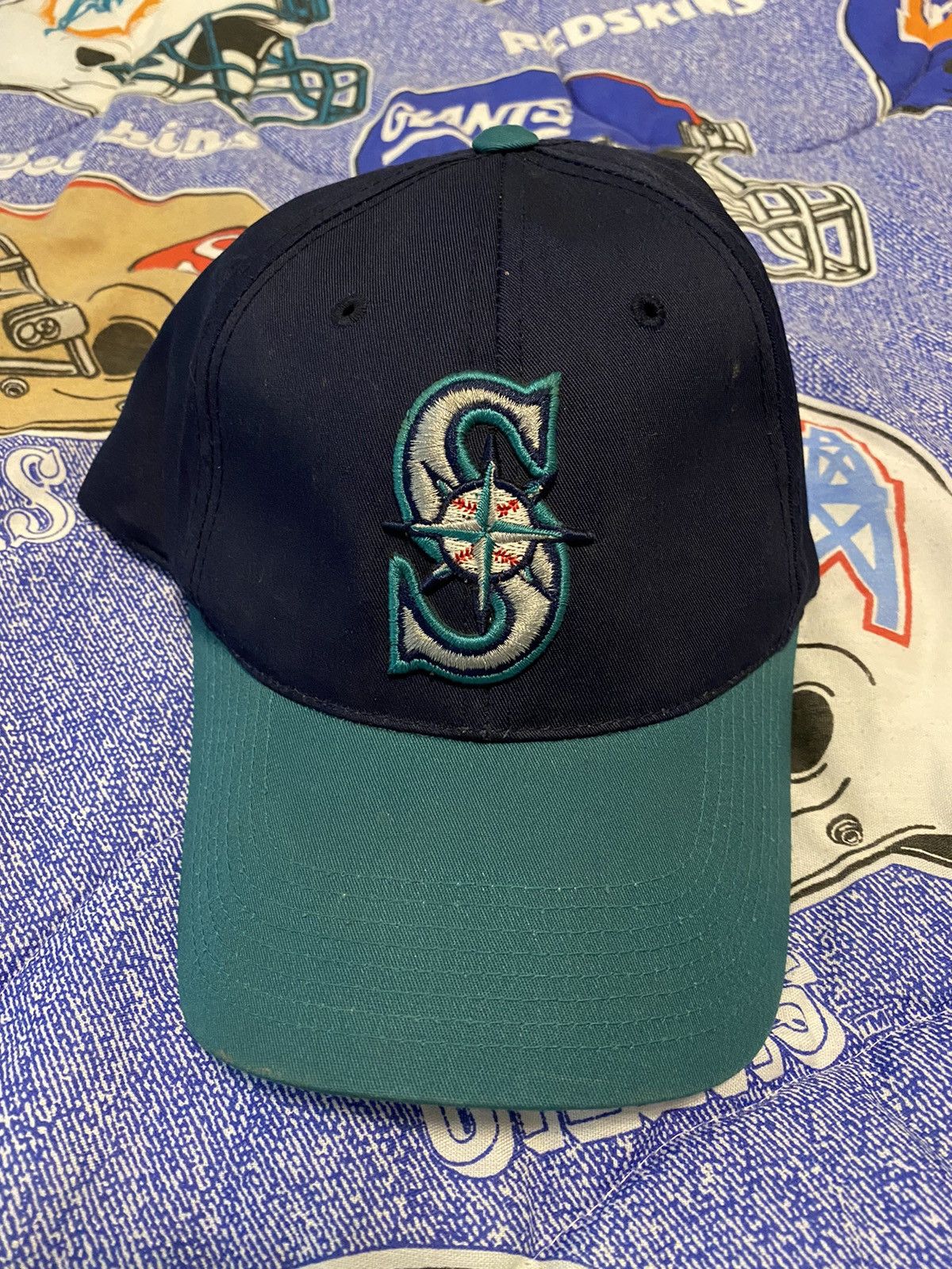 Vintage 80s 90s Seattle Mariners Fitted Cap Size 6 5/8 MLB Baseball Hat